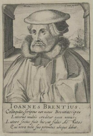 Bildnis des Ioannes Brentius