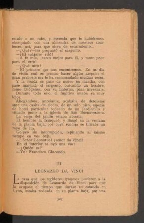 III - Leonardo da Vinci