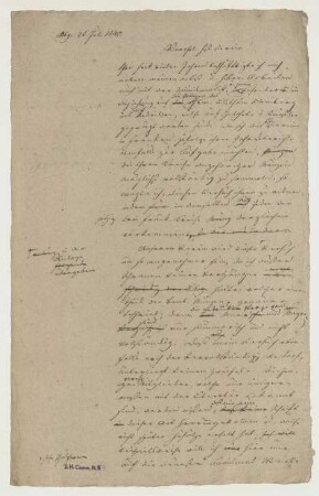 Briefkonzepte von Joseph Heller - Staatsbibliothek Bamberg JH.Comm.lit.4(1840