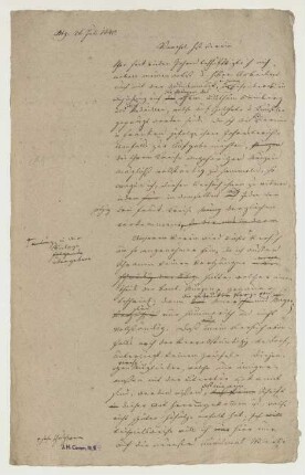 Briefkonzepte von Joseph Heller - Staatsbibliothek Bamberg JH.Comm.lit.4(1840