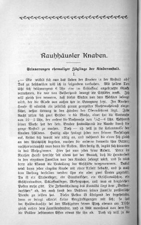 Rauhhäusler Knaben.