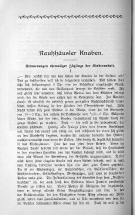 Rauhhäusler Knaben.