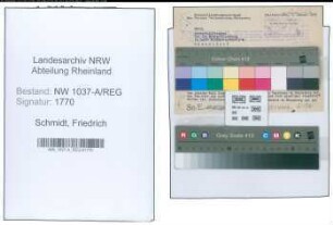 Entnazifizierung Friedrich Schmidt , geb. 00.00.0000 (Architekt)