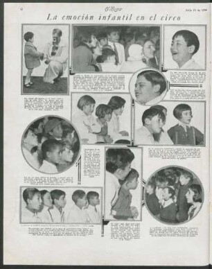 La emoción infantil en el circo