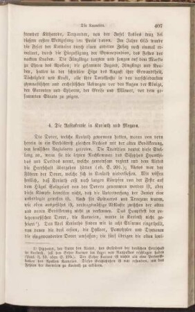 4. Die Aristokratie in Korinth und Megara.
