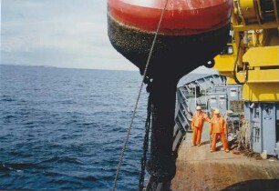 Tonnenleger in der Lübecker Bucht