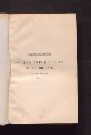 Vol. 2: Customs and ceremonies