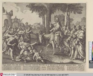 [Einzug Chrsiti in Jerusalem; Christ's entry into Jerusalem]