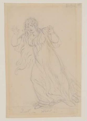 Friederike Bethmann-Unzelmann als Adelheid in Goethes "Götz von Berlichingen"