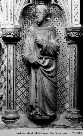 Altarpolyptychon : rechte Seitentabernakel : Heiliger Antonius