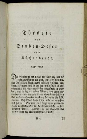 Theorie der Stuben-Oefen und Küchenherde