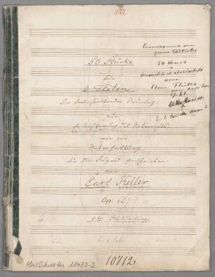 50 Stücke für 2 Flöten; fl (2); op. 62- BSB Mus.Schott.Ha 11438-2