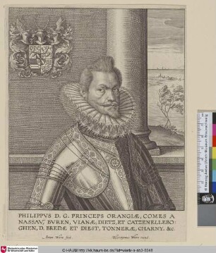 Philippus D.G. Princeps Orangiae [...]