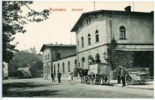 Roßwein. Bahnhof