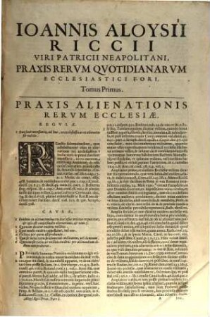 Praxis aurea quotidianarum rerum ecclesiastici fori