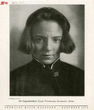 Friedmann-Gramatté, Sonja (1892?-?)