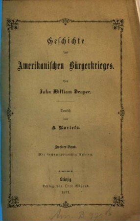 Geschichte des Amerikanischen Bürgerkrieges, 2