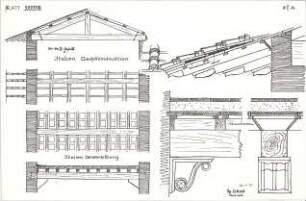 Eckert, Georg; München; Studienarbeiten - Dächer in Italien (Details)