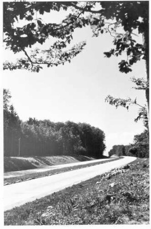 Trassierung, Blick in Richtung Norden