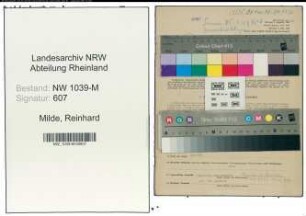 Entnazifizierung Reinhard Milde , geb. 27.11.1906 (Schwimmlehrer)