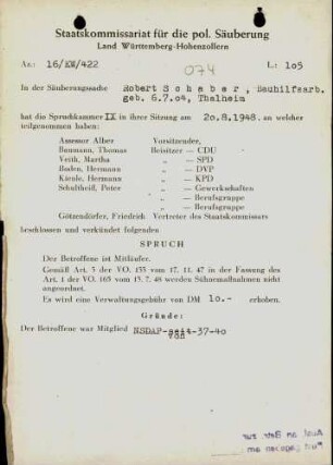 Schaber, Robert