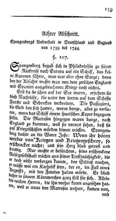 Spangenbergs Aufenthalt in Deutschland und England von 1739 bis 1744