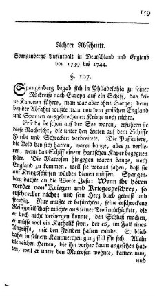 Spangenbergs Aufenthalt in Deutschland und England von 1739 bis 1744