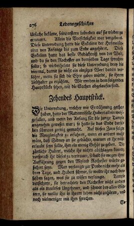 Zehendes Hauptstueck
