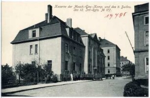Dresden. Kaserne Maschinen-Gewehr-Kompanie