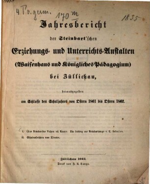 Über Reinhardus [Reinardus] Vulpes ed. Knorr