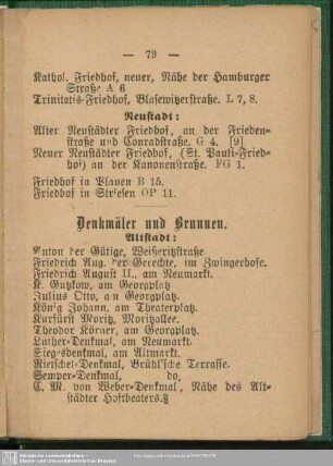 Denkmäler und Brunnen