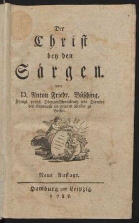 Der Christ bey den Särgen