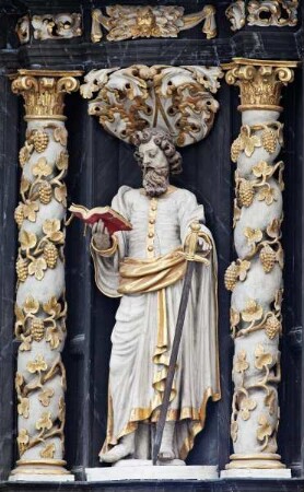 Hochaltar — Auferstandener Christus und acht Heilige — Heiliger Paulus