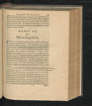 Caput IIX. De Mixta Republica.