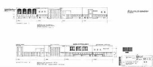 Schwäbisch Hall: Wandabwicklungen der Kegelbahnen Empfangsgeb. Kegelbahn