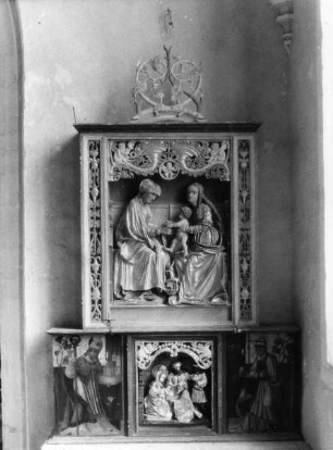 Anna selbdritt und Szenen der Geburt Christi