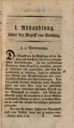 Philosophische Bibliothek. 2, 2. 1789