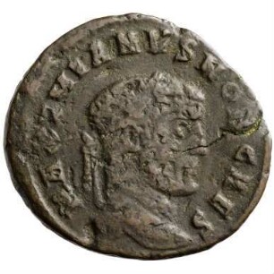Münze, Follis, 299 n. Chr.
