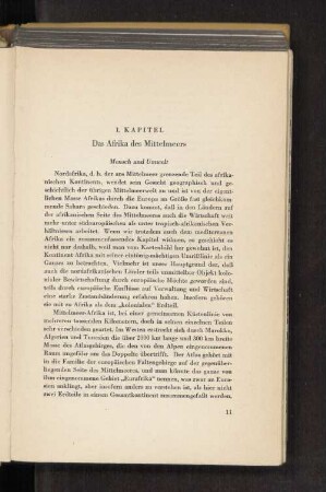 1. Kapitel Das Afrika des Mittelmeers