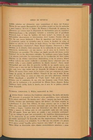Cuadernos Americanos, 2, Méjico, marzo-abril de 1942