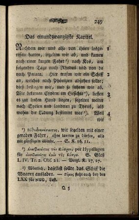 Das einundzwanzigste Kapitel.