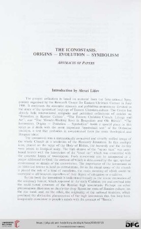 Abstracts of papers