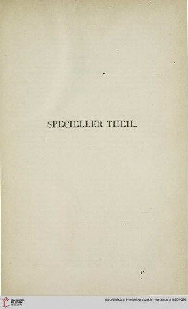Specieller Theil