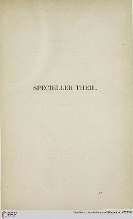 Specieller Theil