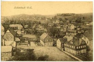 Schönbach. Blick auf Schönbach