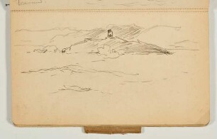 Leuchtturm auf einem Felsen - Bergige Küstenlandschaft