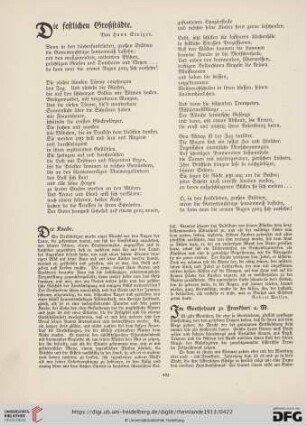 Die festlichen Großstädte