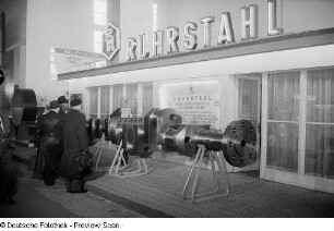 Messestand der Ruhrstahl AG auf der Leipziger Frühjahrsmesse
