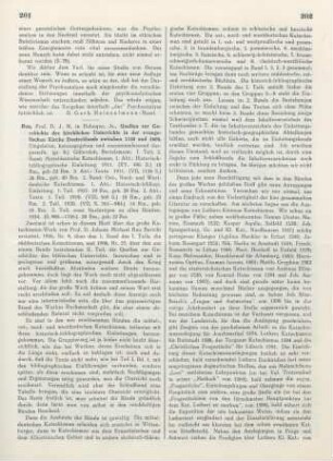 201-204 [Rezension] Quellen zur Geschichte des kirchlichen Unterrichts in der evangelischen Kirche Deutschlands zwischen 1530 und 1600