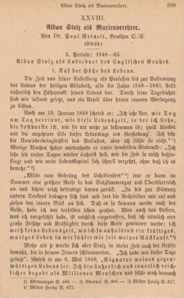 309-327 Alban Stolz als Marienverehrer : Schluß